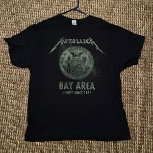Metallica Band Shirt Bay Area San Francisco XL